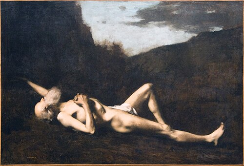Saint Jérôme dans le désert, 1881, Jean-Jacques Henner