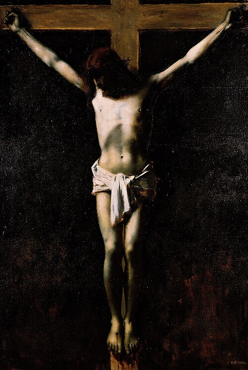 Le Christ en croix, 1889, Jean-Jacques Henner