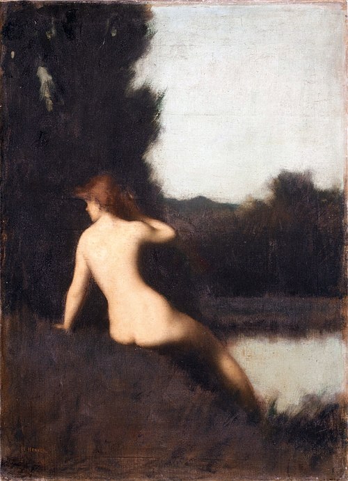 A Bather (Echo), 1881, Jean-Jacques Henner