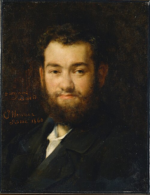 Portrait de Samuel David, compositeur de musique, 1860, Jean-Jacques Henner