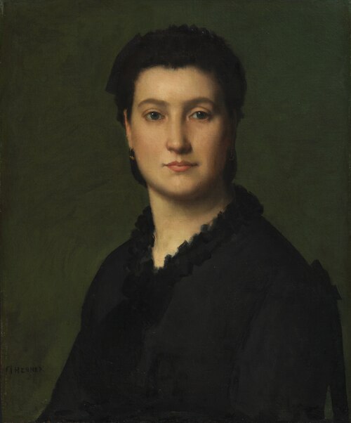 Portrait of a Woman, 1877, Jean-Jacques Henner