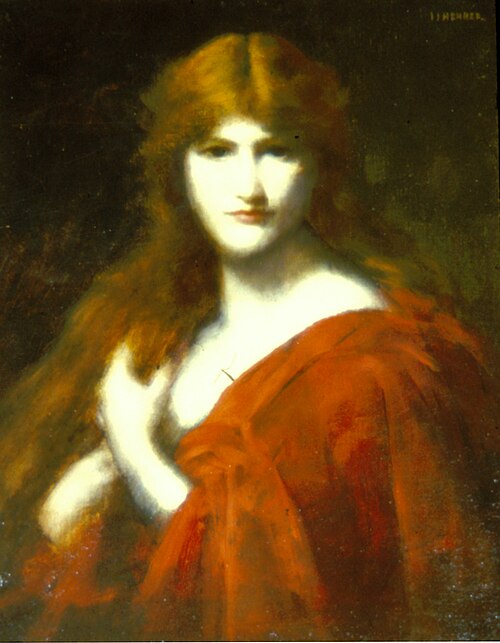 The Redhead, 1903, Jean-Jacques Henner