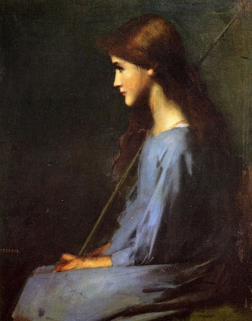 La petite bergère, 1892, Jean-Jacques Henner