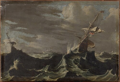 Ein Seesturm, , Pieter Mulier le Jeune