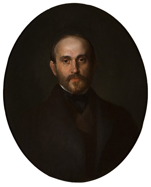 Portrait of Teofil Lenartowicz, 1854, Teofil Kwiatkowski