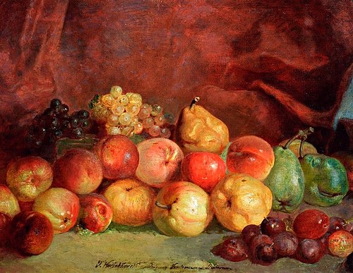 Nature morte (Les fruits), 1888, Teofil Kwiatkowski