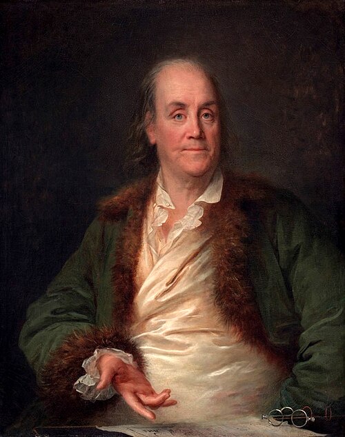 Portrait of Benjamin Franklin, , Rosalie Filleul