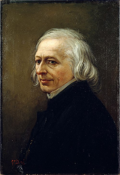 Portrait de Charles Philipon (1800-1862), dessinateur et journaliste, 1860, Gustave Doré