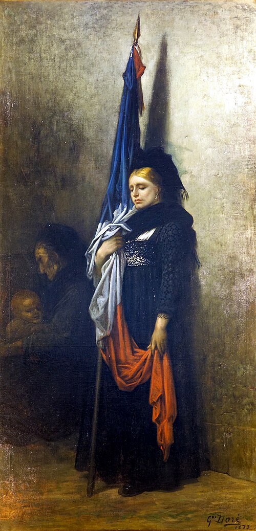 L'Alsace meurtrie, 1872, Gustave Doré