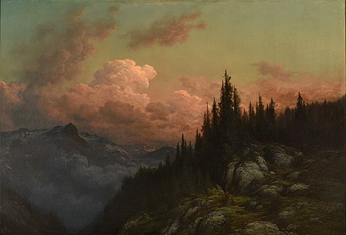 L'Aube-souvenir des Alpes, 1880, Gustave Doré