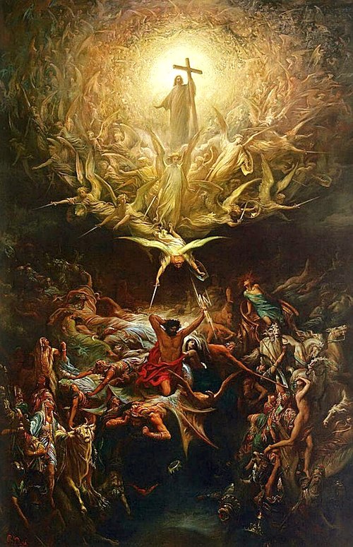 Le triomphe de Christianisme sur le paganisme, 1868, Gustave Doré