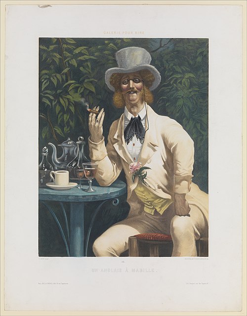 An Englishman at Mabille, 1861, Gustave Doré