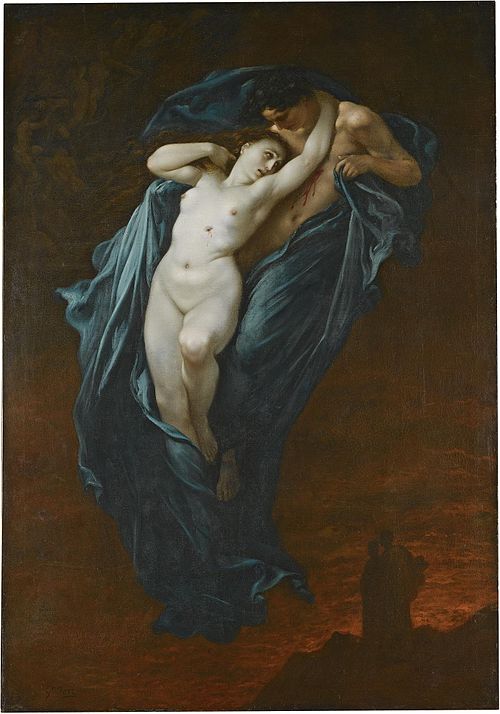 Paolo and Francesca da Rimini, 1863, Gustave Doré