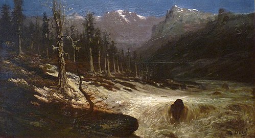 Fleuve des Alpes, 1849, Gustave Doré