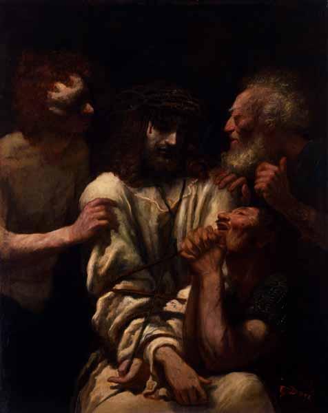 The Mocking of Christ, , Gustave Doré