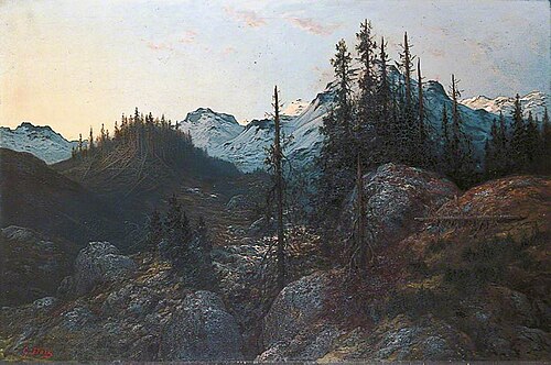 Aurore. Souvenir des Alpes, 1877, Gustave Doré