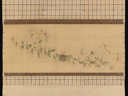 Procession of Insects, 1865, Nishiyama Kan'ei