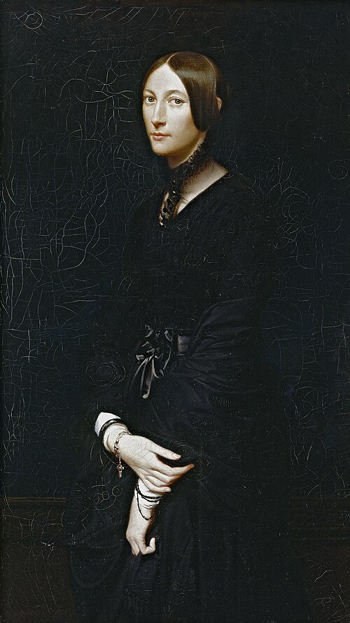 Portrait de Julie Mottez, 1842, Victor Mottez