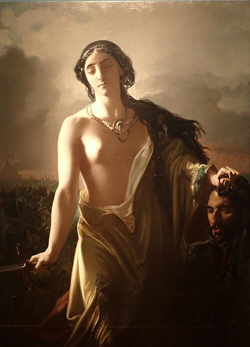 Judith avec la tête d'Holopherne, 1852, Victor Mottez