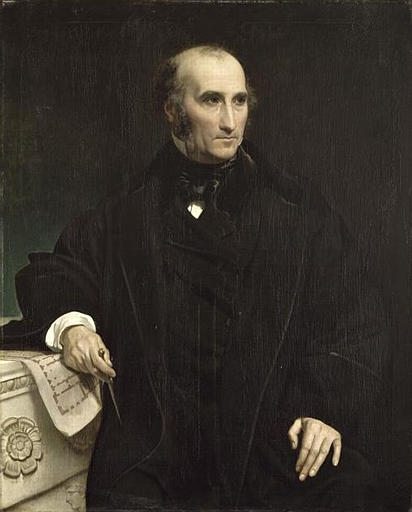 Portrait de l'architecte Charles Benvignat, 1859, Victor Mottez