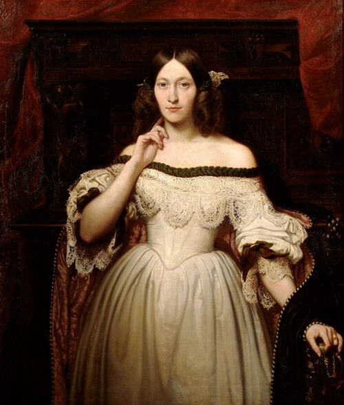 Portrait de Julie Mottez, 1840, Victor Mottez