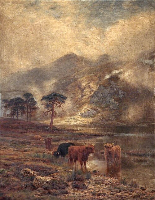 Highland Cattle, 1900, Louis Bosworth Hurt