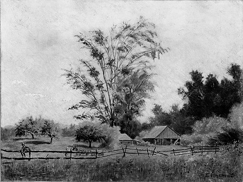 American Farm, 1900, Louis Michel Eilshemius