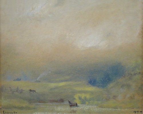 Landscape with Cows, 1919, Louis Michel Eilshemius