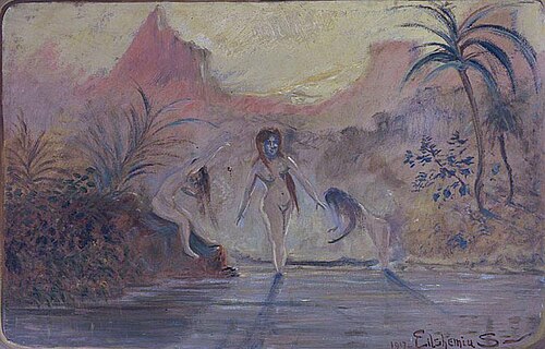 Nymphs at Sunset, 1917, Louis Michel Eilshemius