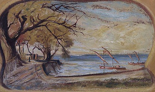 Lake Geneva, Switzerland, , Louis Michel Eilshemius