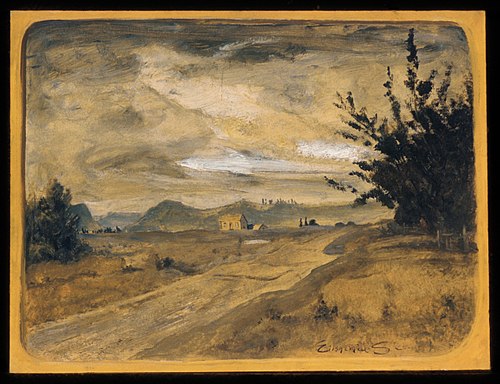 The Haunted House, 1917, Louis Michel Eilshemius