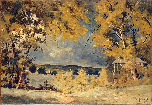 Landscape, Binghamton, New York, 1907, Louis Michel Eilshemius
