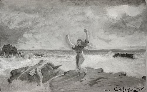 Tragedy of the Sea, 1916, Louis Michel Eilshemius