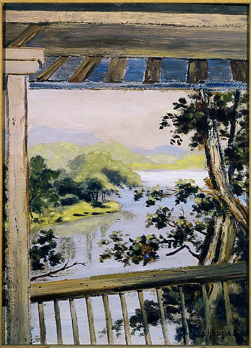 Balcony, Delaware Water Gap, 1900, Louis Michel Eilshemius