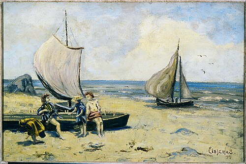 Children on the Beach, 1909, Louis Michel Eilshemius