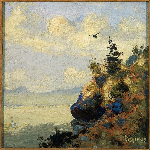 Summer Landscape with Hawk, 1901, Louis Michel Eilshemius
