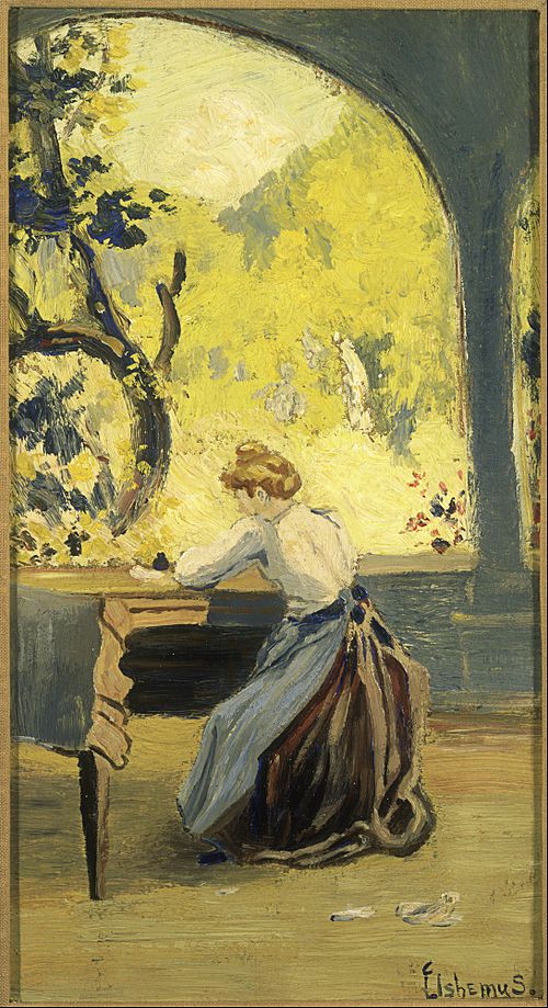 Verandah in Spring, , Louis Michel Eilshemius