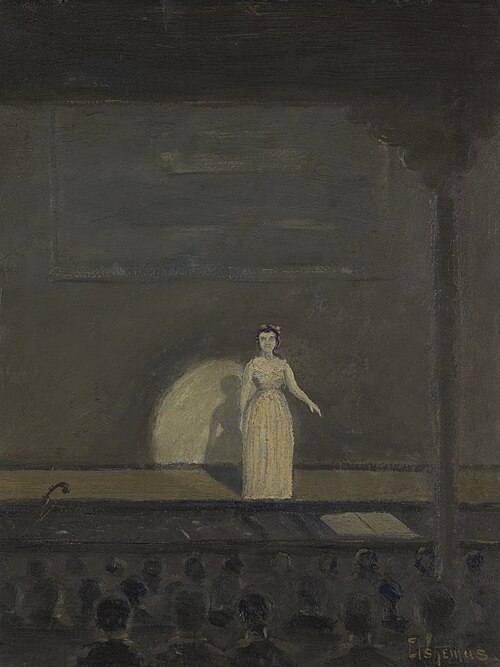 The Concert Singer, 1910, Louis Michel Eilshemius
