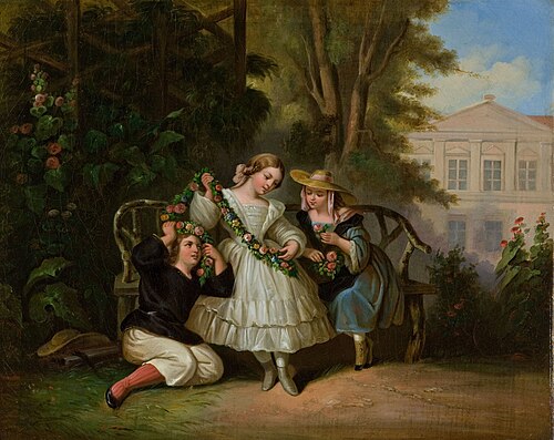 Afternoon in the Garden, , Louis Lang