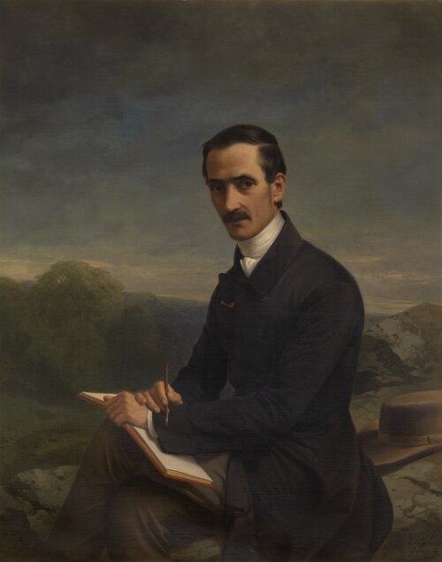 The Painter Alexandre Calame, , Luigi Rubio