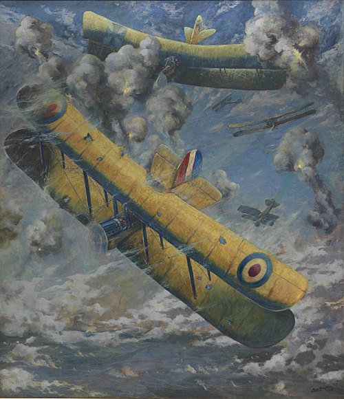 An Aerial Fight, 1918, Louis Weirter