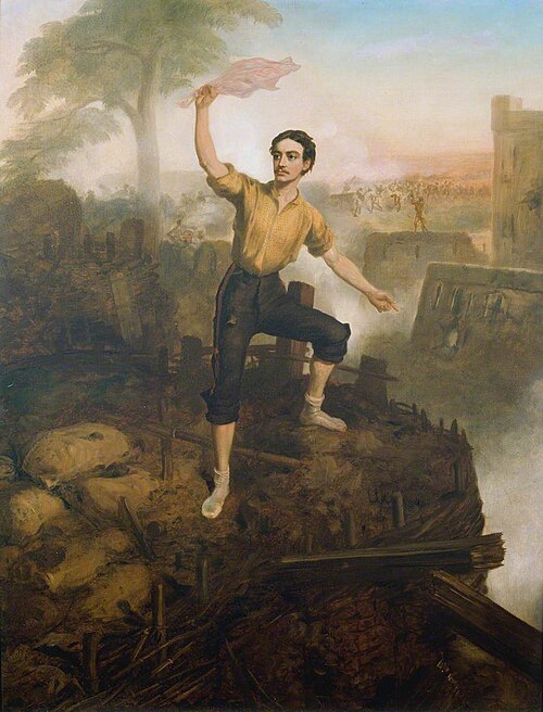 Lieutenant Thomas Adair Butler (1836–1901), 1st (Bengal) European Fusiliers, Winning the Victoria Cr, 1860, Louis-William Desanges