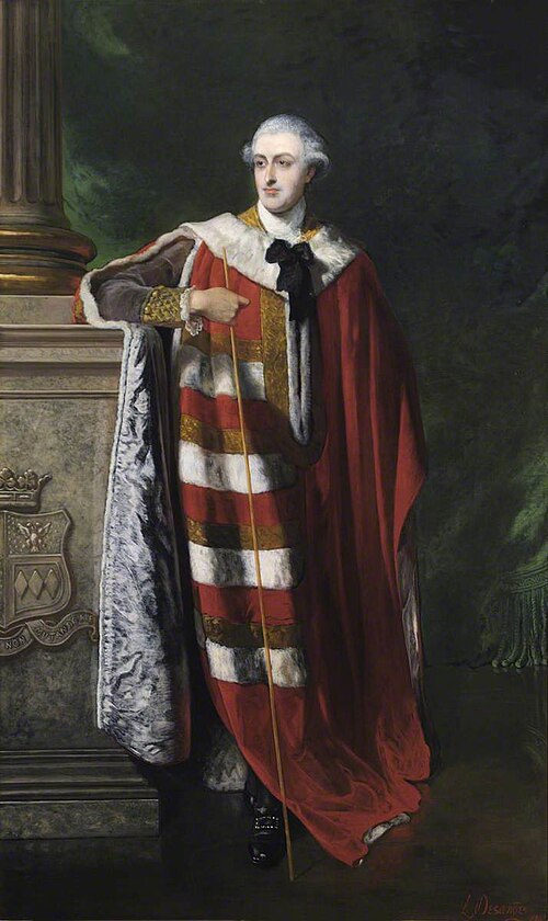 George (1737–1788), 4th Duke of Manchester, 1885, Louis-William Desanges