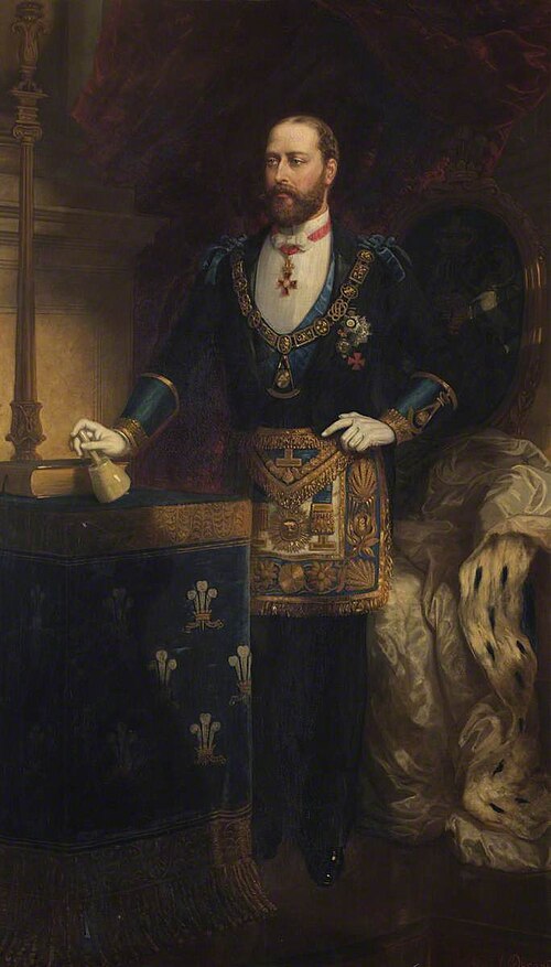 HRH Albert Edward (1841–1910), Prince of Wales, KG, KT, KP, GCB, GCSI, GCMG, GCIE, GCVO, 1885, Louis-William Desanges