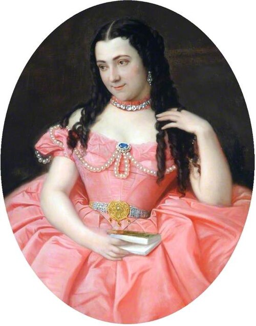 Joséphine Bowes (1825–1874), 1856, Louis-William Desanges