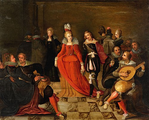 Interior with Merry Company, 1607, Louis de Caullery