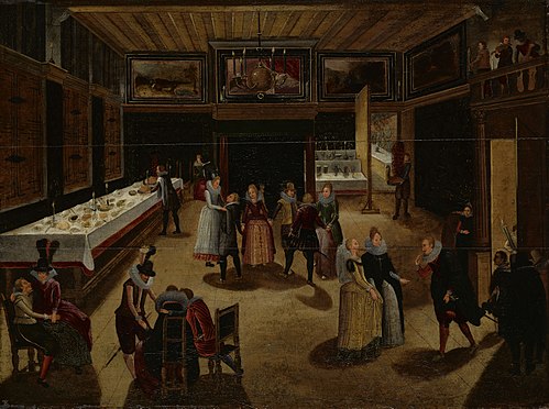 Evening Party, 1610, Louis de Caullery