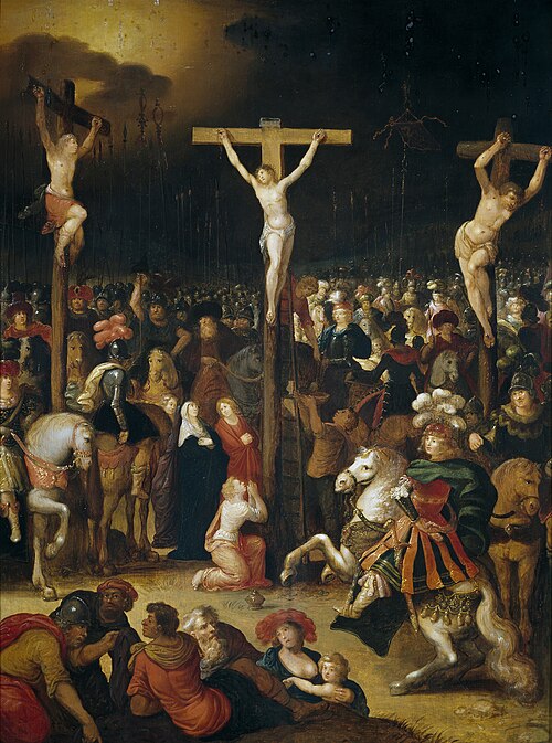 La Crucifixión, 1601, Louis de Caullery