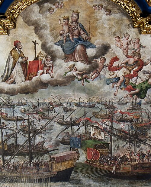 Allegory of the Battle of Lepanto, 1715, Lucas de Valdés