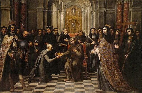 Alegoría de la institución de la Orden Tercera, , Lucas de Valdés